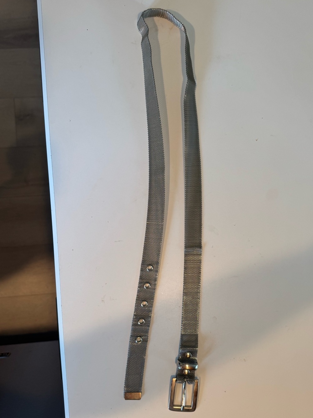 Silver Mesh Belt - Stylish Metallic Accessory